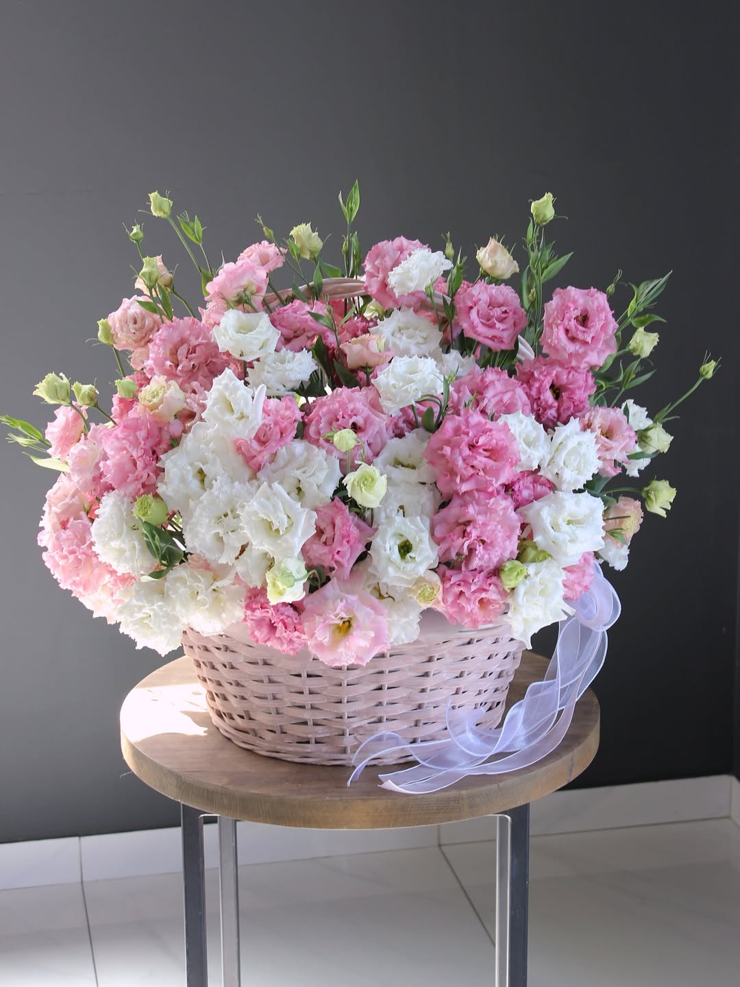 Pastel Garden Basket