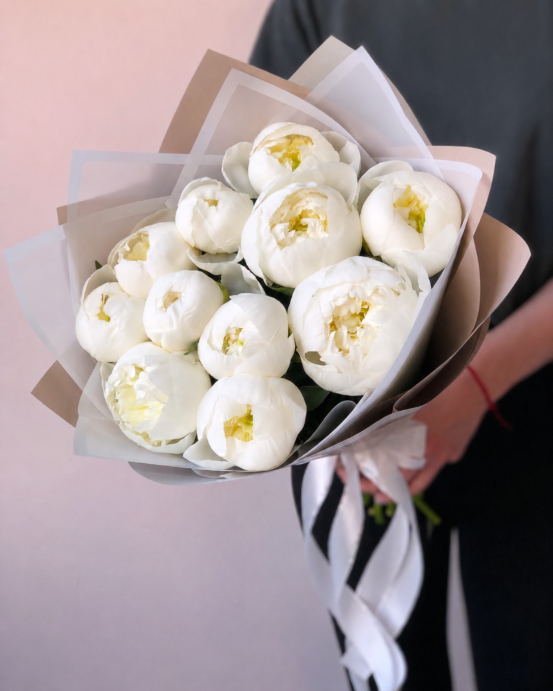 White Peony Bouquet