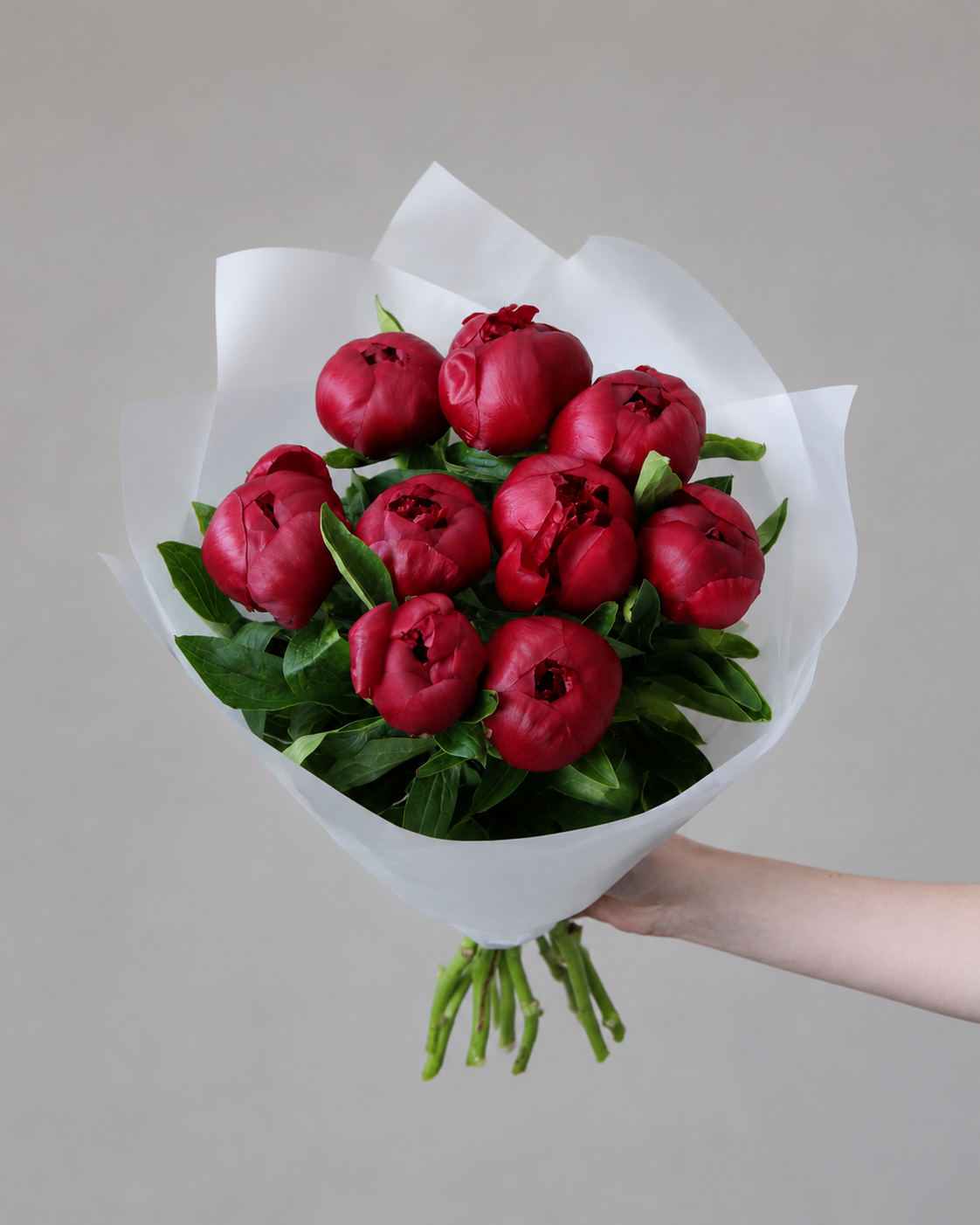 Burgundy Peony Bouquet