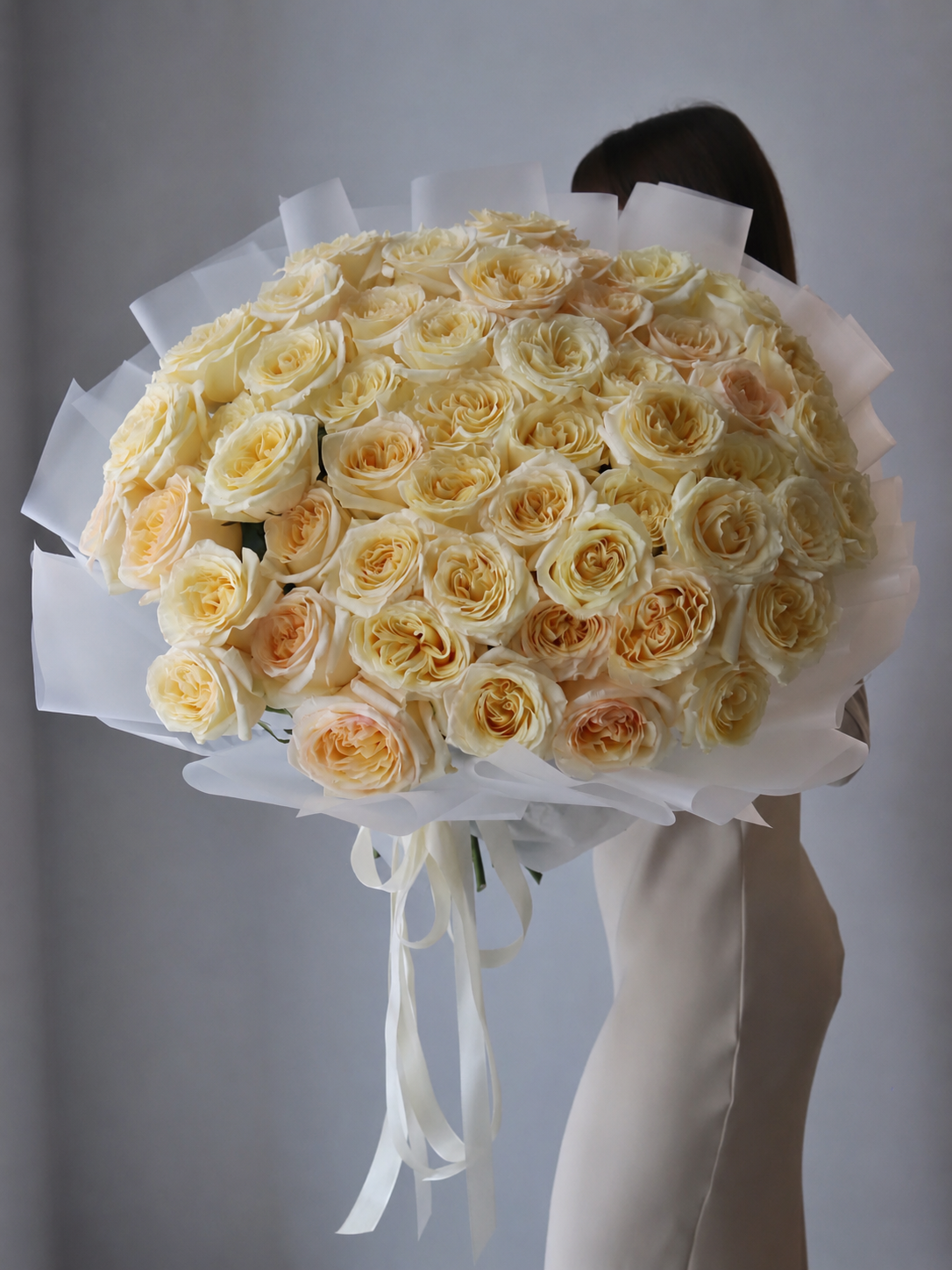 50 Butter Yellow Roses
