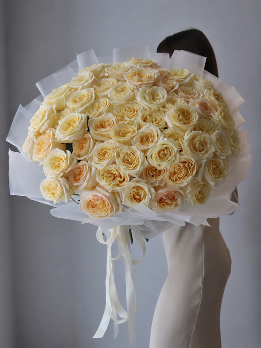 50 Butter Yellow Roses
