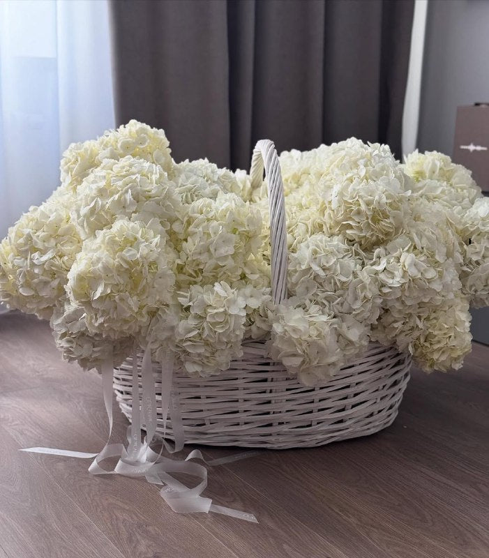 Flower Basket "White Cloud"