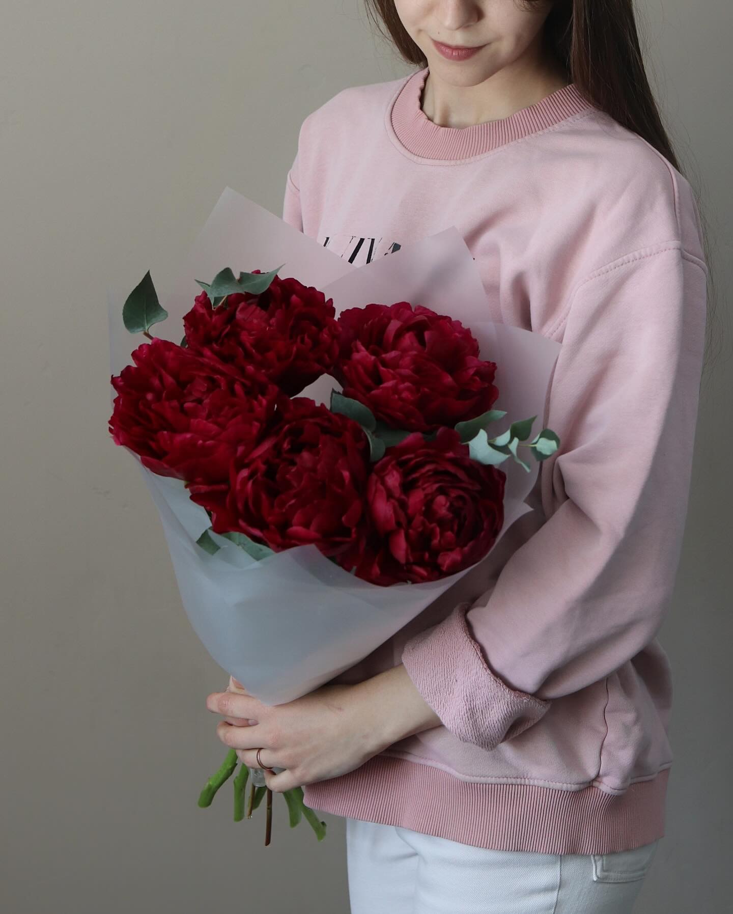 Burgundy Peony Bouquet