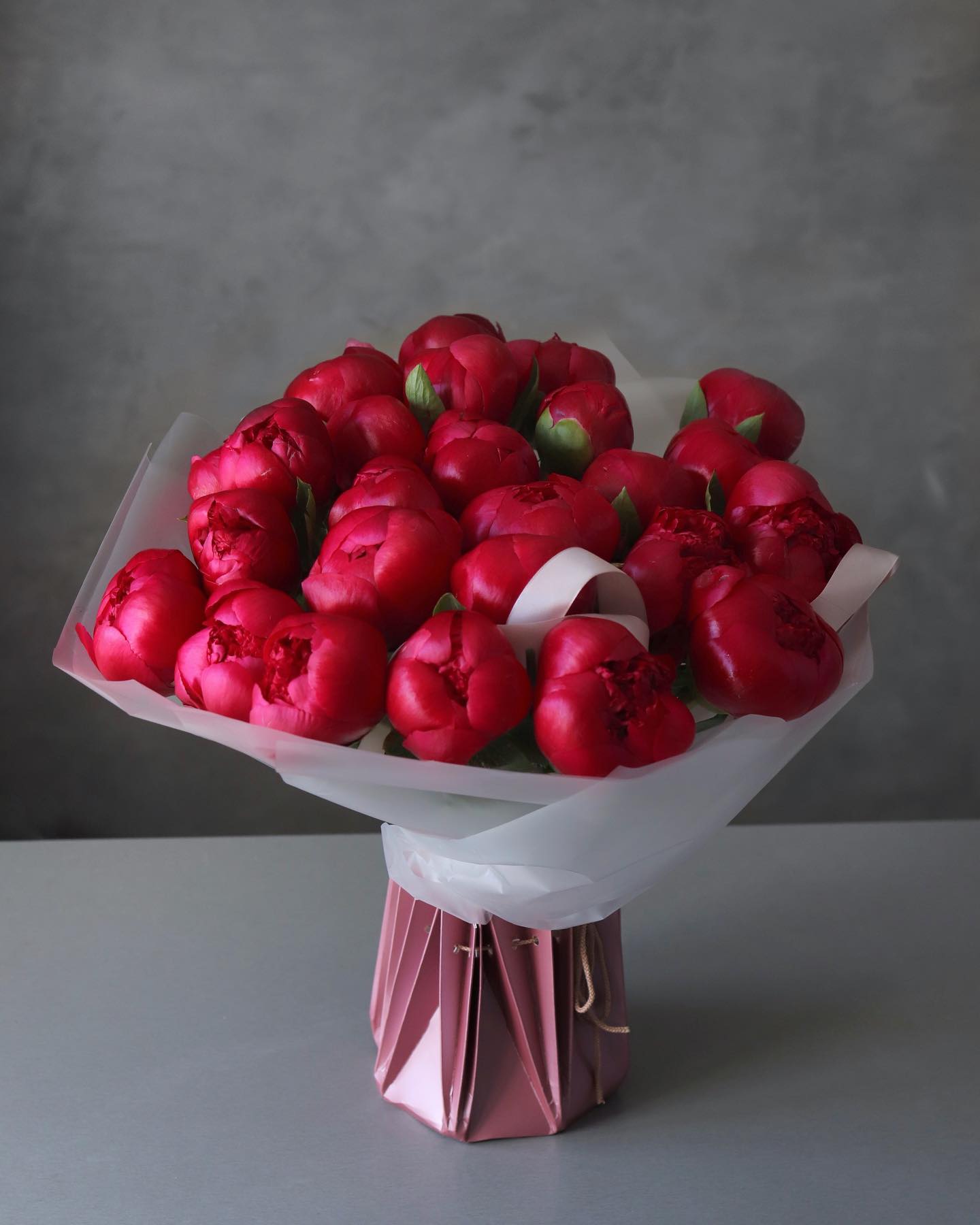 Burgundy Peony Bouquet