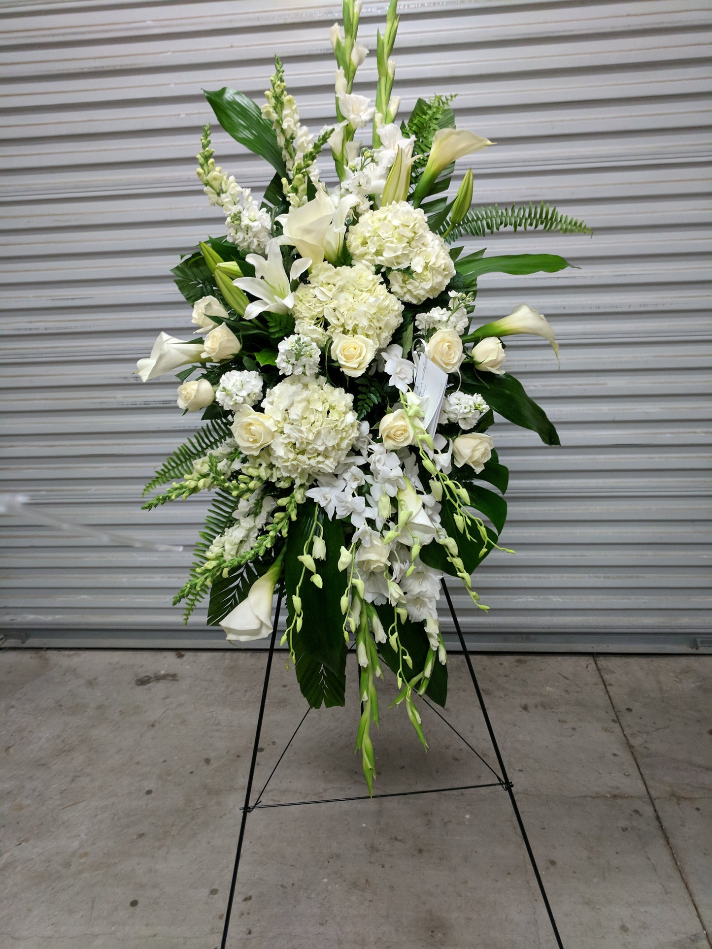Sympathy Flower Spray Arrangement