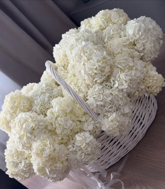 Flower Basket "White Cloud"