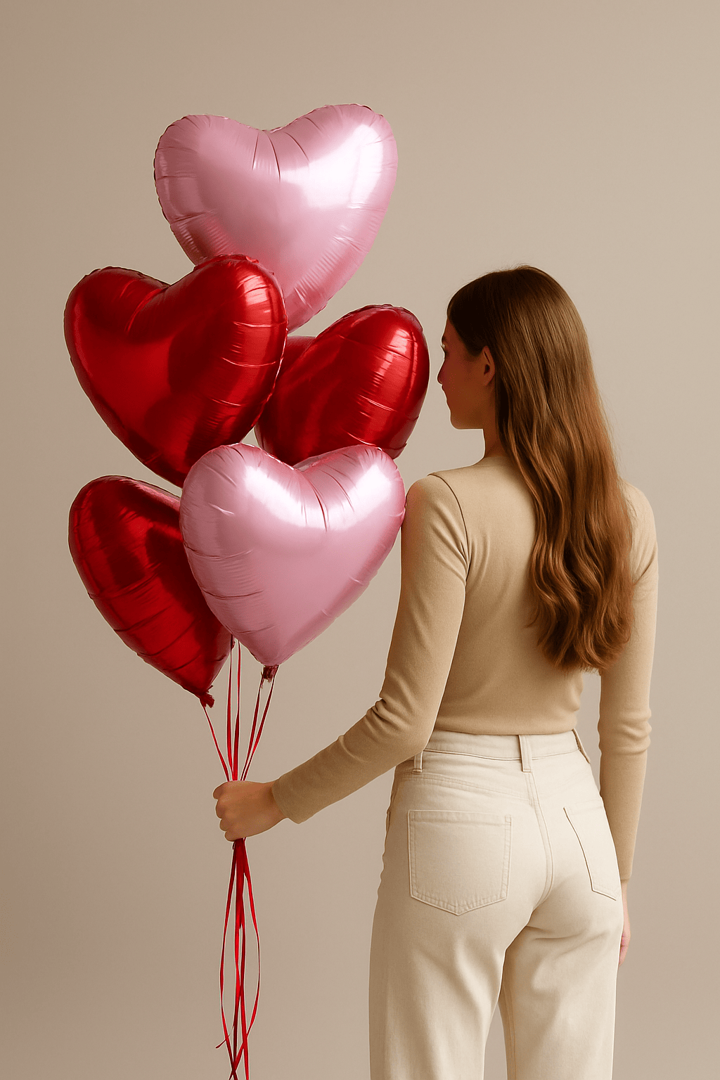 Balloon set "Red & Pink Hearts"