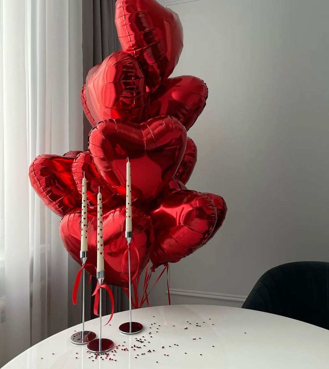 Balloon set "Red Hearts"