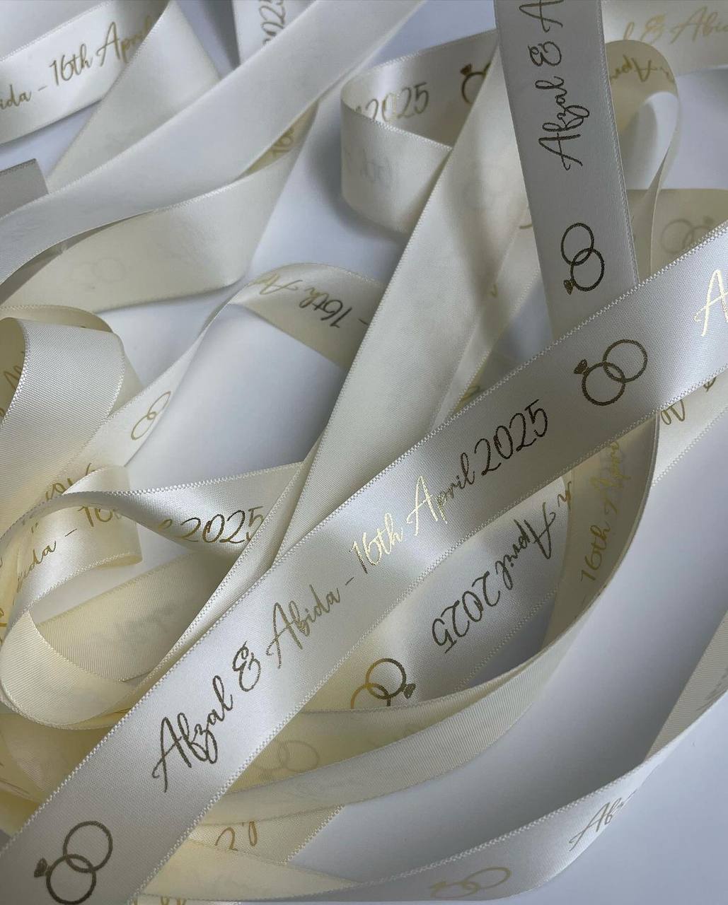Custom ribbon with any text