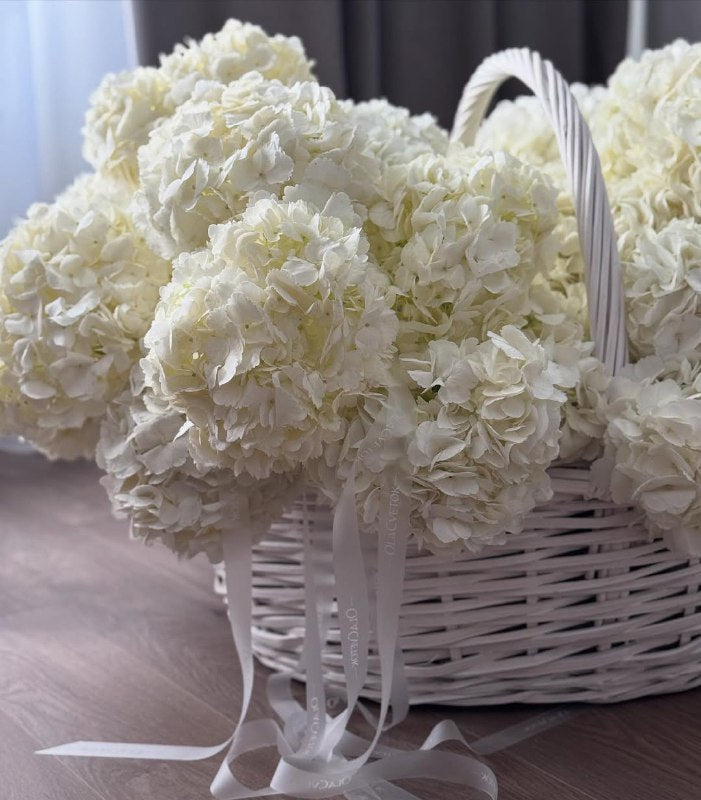 Flower Basket "White Cloud"